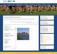 high school sports team website