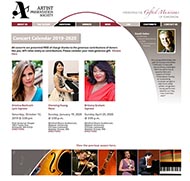 fine arts website redesign