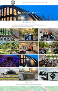 Event venue website designer